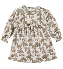 Joha Kleid - Wolle - Grau m. Bären