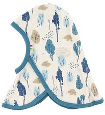 Joha Chapeau d'lphant - Laine/Bambou - 1-couche - Blanc/Bleu a