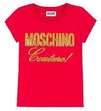 Moschino T-Shirt - Rood m. Goud