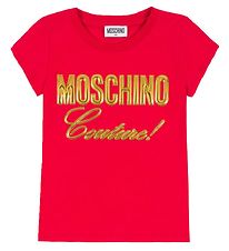 Moschino T-shirt - Red w. Gold