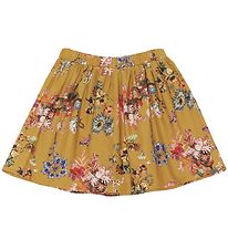 Christina Rohde Skirt - Mustard w. flowers