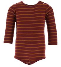 Minimalisma Bodysuit l/s - Norden - Ruby Stripes