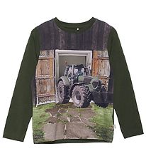 Minymo T-Shirt - Bos Nacht m. Tractor
