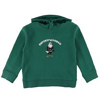 Emporio Armani Hoodie - Evergreen w. Eagle