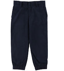 Emporio Armani Manchesterbyxor - Blue Marinblå