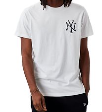 New Era T-Shirt - New York Yankees - Blanc