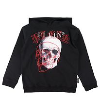 Philipp Plein Kapuzenpullover - Schwarz m. Schdel