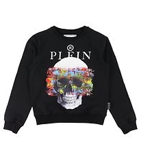 Philipp Plein Sweatshirt - Black w. Skull