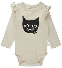 The New Siblings Bodysuit l/s - White Swan