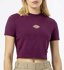Dickies Stuttermabolur - Maple Dalur - Grape Wine