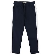 Add to Bag Trousers - Navy/White