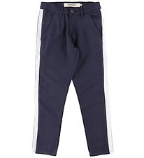 Add to Bag Trousers - Navy/White