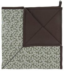 Katvig Blanket - 100x100 cm - Green w. Apple