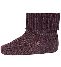 MP Socks - Ida - Glitter - Dark Purple