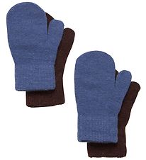 CeLaVi Fäustlinge - Wolle/Nylon - 2er-Pack - China Blue