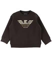 Emporio Armani Blouse - Dark Chocolate av. Logo