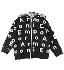 Emporio Armani Cardigan - Zwart m. Print