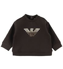 Emporio Armani Blouse - Dark Chocolate av. Logo