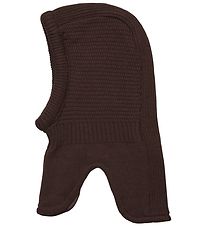 En Fant Balaclava - Wool/Cotton - 2-layer - Coffee Bean