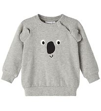 Name It Sweatshirt - NbmTolan - Grey Melange