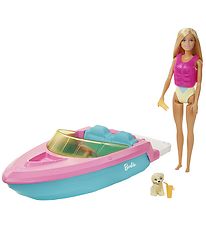 Barbie Puppe - Mit Speed Boot