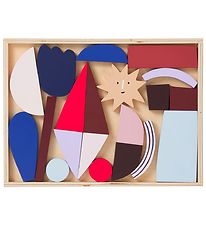 ferm Living Activity Toy - Frame Art Blocks - Multi