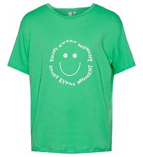 Pieces Kids T-Shirt - PkFibbi - Iers Green/Bright White