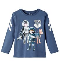 Name It Blússa - NmmDohn Playmobil - Bijou Blue
