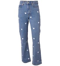 Hound Jeans - Heart Gedrukt Denim - Blauw