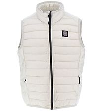 Stone Island Down Vest - Pearl Grey