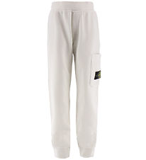 Stone Island Joggingbuxur - Pearl Grey