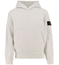 Stone Island Hoodie - Pearl Grey