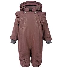 En Fant Snowsuit - Flint w. Gold Dots