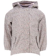 Wheat Lightweight Jacket w. Fleece - Gry - Highrise Flowers