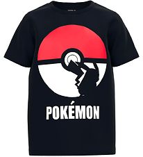 Name It T-Shirt - Noos - NkmNabel Pokemon - Schwarz