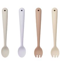 Liewood Cutlery - Silicone - 4 Parts - Shea - Apple Blossom