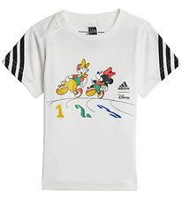 adidas Performance Stuttermabolur - I DY MM T - Hvítt