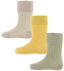 Liewood Socks - Lorenzo - 3-Pack - Dusty Mint