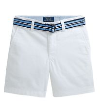 Polo Ralph Lauren Shorts - Bedford - Classics I - Vit m. Bälte