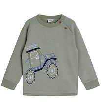 Hust and Claire Sweatshirt - Aslak - Seagrass w. Tractor