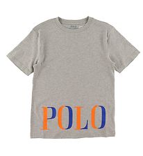 Polo Ralph Lauren T-shirt - Classic I - Grey Melange w. Polo