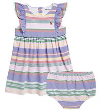 Polo Ralph Lauren Dress w. Bloomers - Baby Classic I - Light Blu