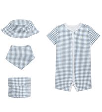 Polo Ralph Lauren Gift Set - 4 Parts - Baby Classic I - Blue/Whi