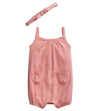 Polo Ralph Lauren Sommardräkt - Baby Classics I - Rosa m. Ihålig
