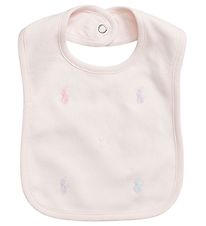 Polo Ralph Lauren Bib - Baby Classic I - Powder Rose w. Log