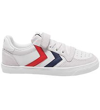 Hummel Shoe - Slimmer Stadil Leather Low Jr. - White