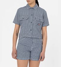 Dickies Hemd - Hickory pro Hickory - Blau/Weiß gestreift