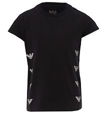 EA7 T-shirt - Black w. Silver logos