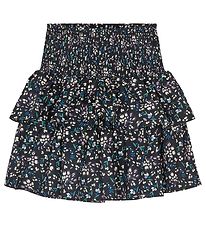 Designers Remix Jupe - Sandrine - Black Flower Print