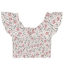 Designers Remix Top - Sandrine - White Flower Print